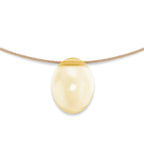 Gemini Zodiac & Touch – Citrine Necklace