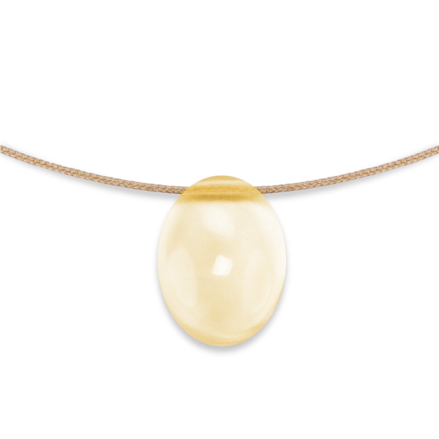 Gemini Zodiac & Touch – Citrine Necklace