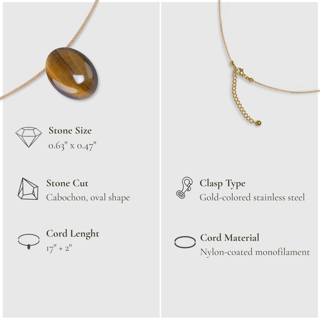 Leo Zodiac & Touch – Tiger’s Eye Necklace