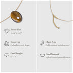 Leo Zodiac & Touch – Tiger’s Eye Necklace