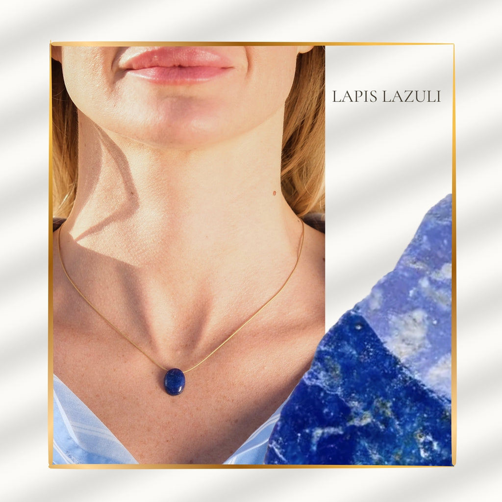 Libra Zodiac & Touch – Lapis Lazuli Necklace