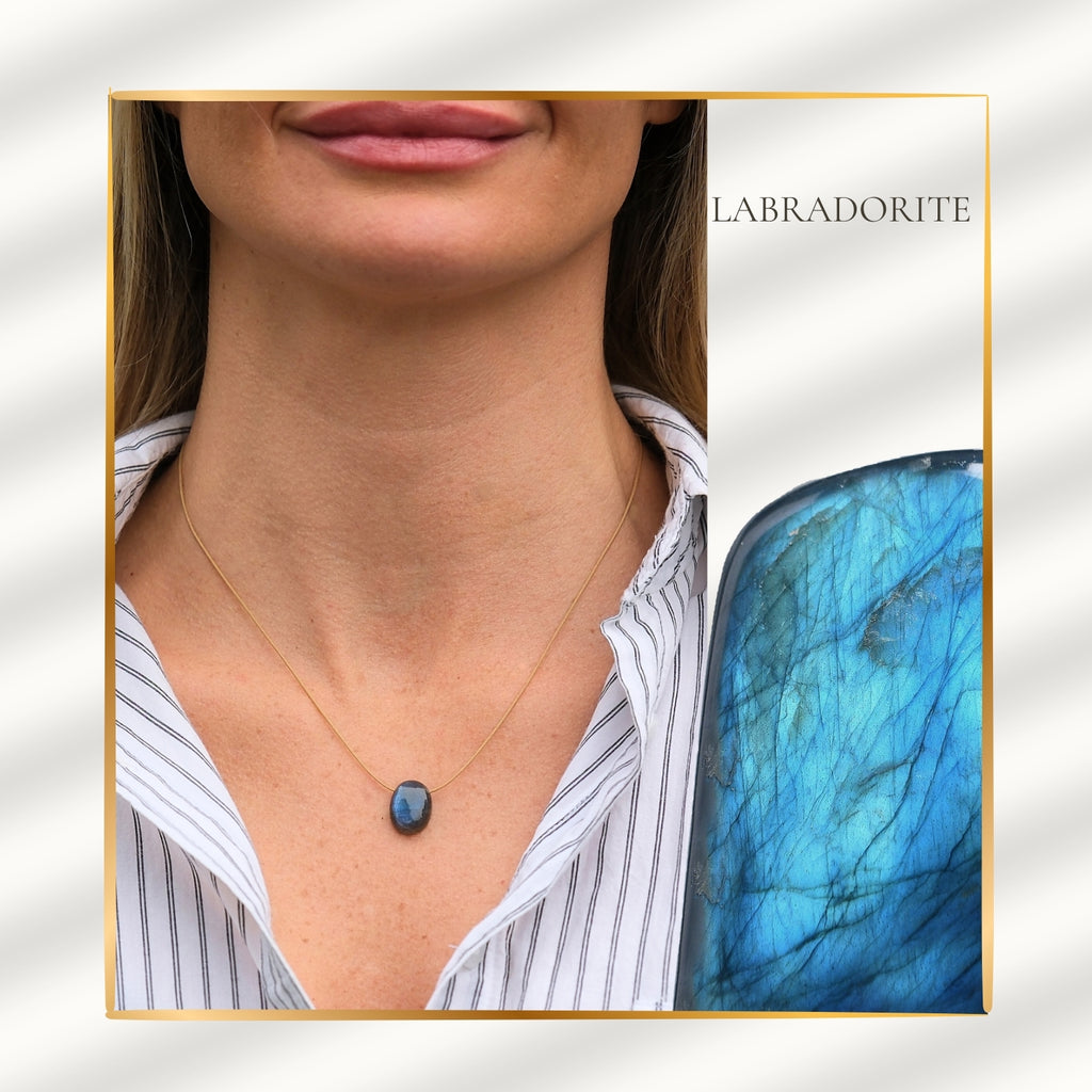 Pisces Zodiac & Touch – Labradorite Necklace