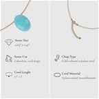 Virgo Zodiac & Touch – Amazonite Necklace