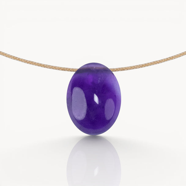 Aquarius Zodiac & Touch – Amethyst Necklace