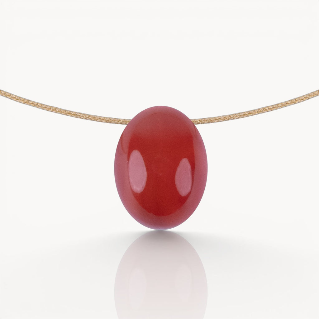 Aries Zodiac & Touch – Carnelian Necklace