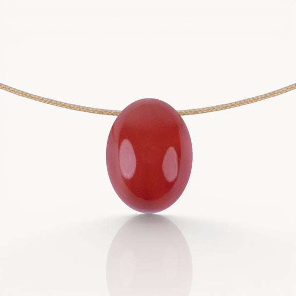Aries Zodiac & Touch – Carnelian Necklace