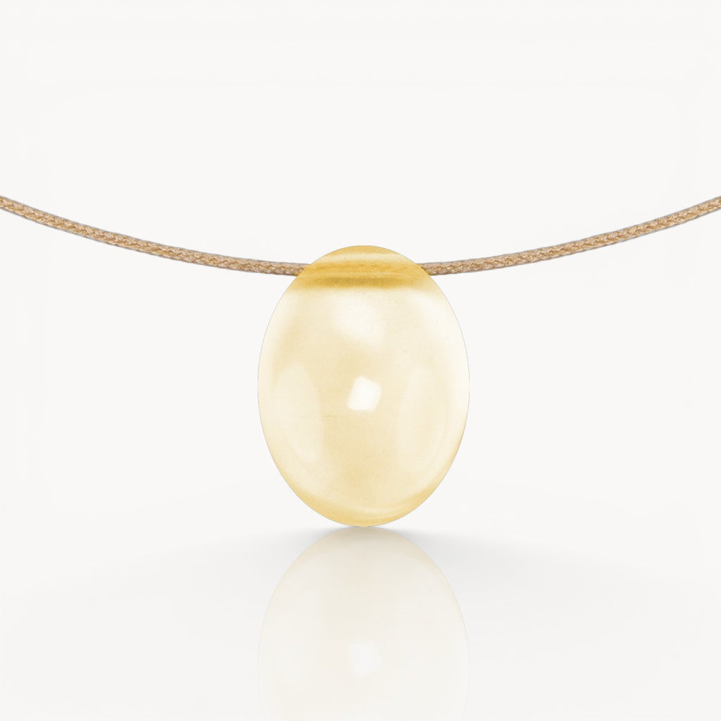 Gemini Zodiac & Touch – Citrine Necklace