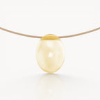 Gemini Zodiac & Touch – Citrine Necklace