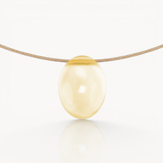 Gemini Zodiac & Touch – Citrine Necklace