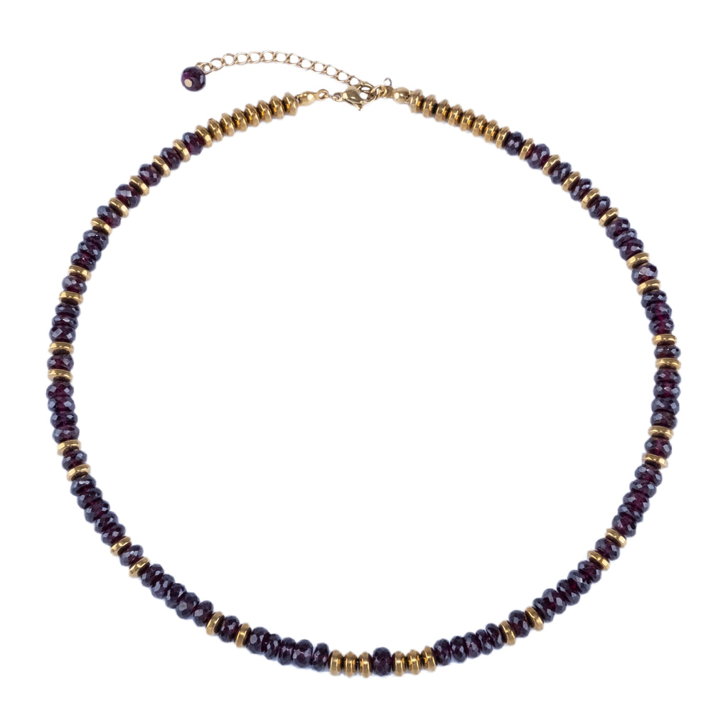 Garnet Grace – Sól Elegance Necklace