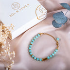 Fresh Start Moment – Amazonite Bracelet (Gold Version)