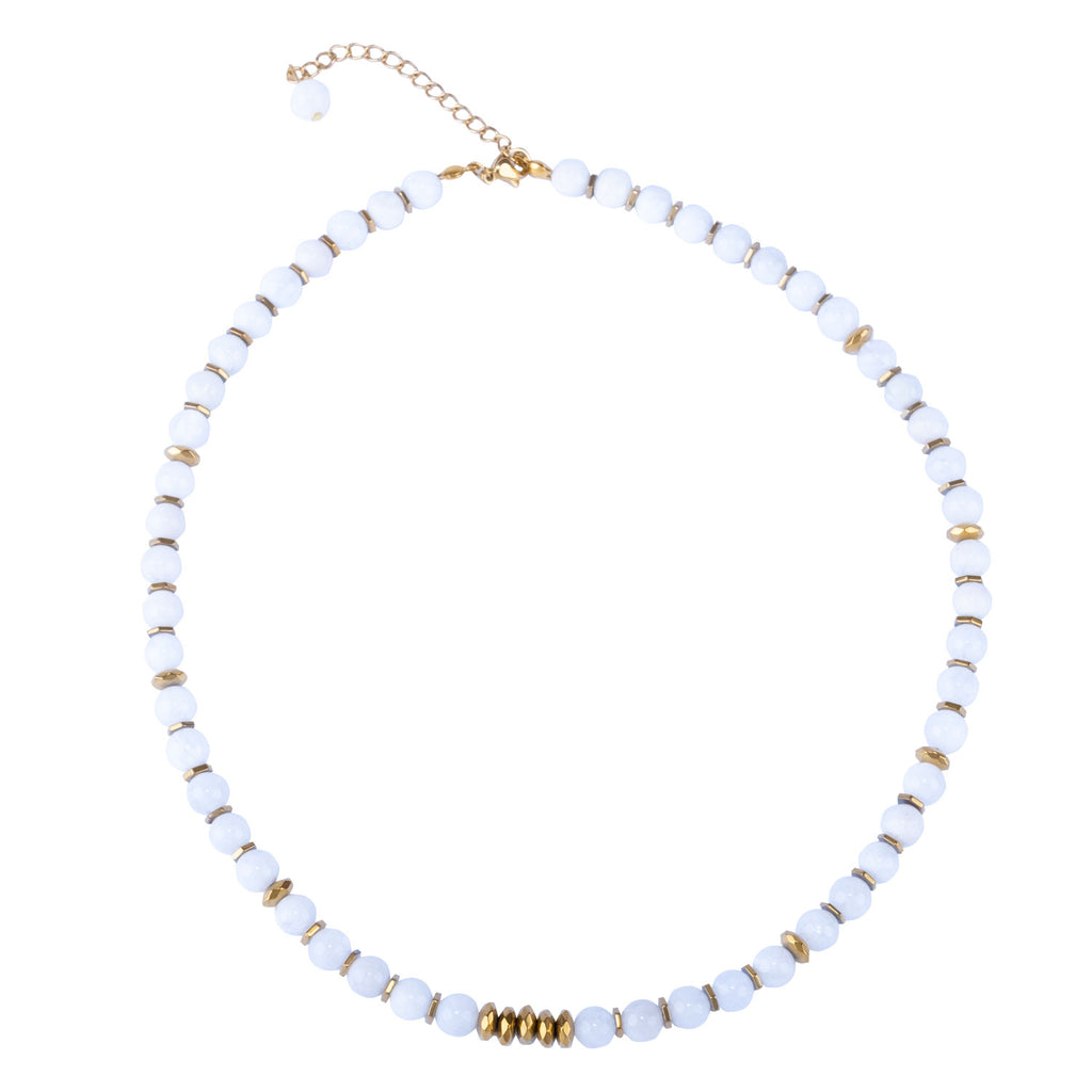 Life Bloom Moment – Moonstone Necklaces (Gold Version)