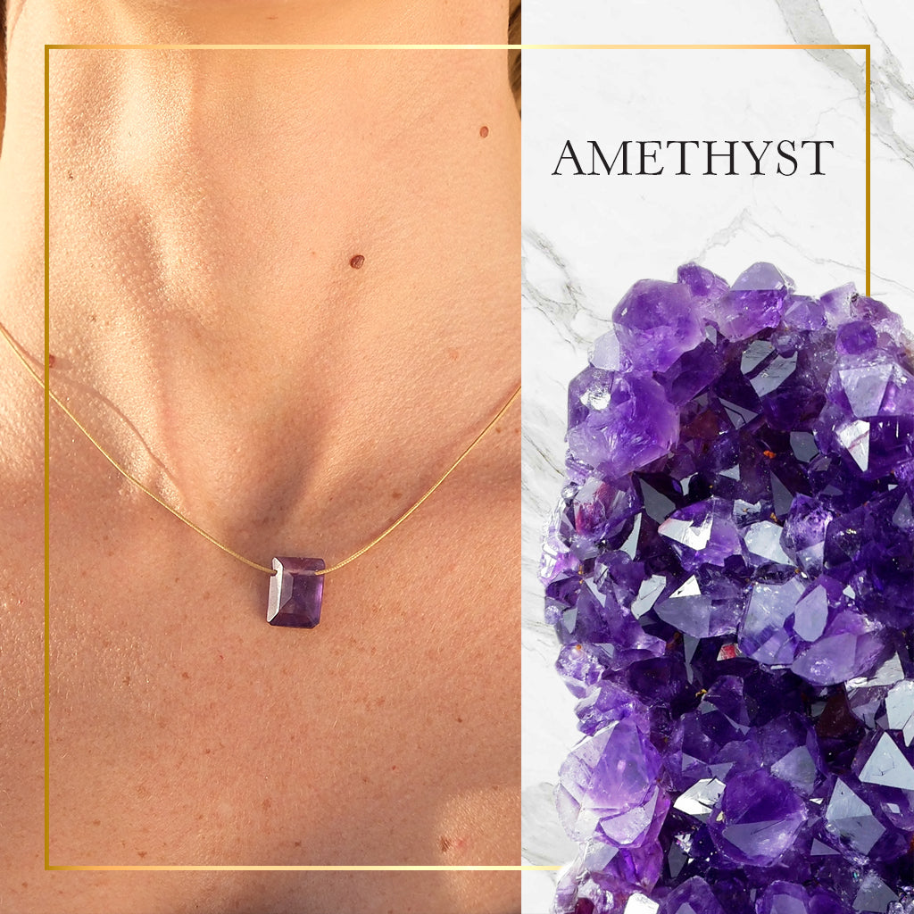 Third Eye Chakra & Touch – Amethyst Necklace