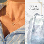 Crown Chakra & Touch – Clear Quartz Necklace