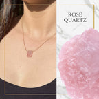 Heart Chakra & Touch – Rose Quartz Necklace