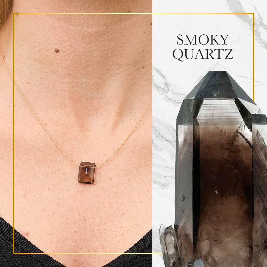 Root Chakra & Touch – Smoky Quartz Necklace