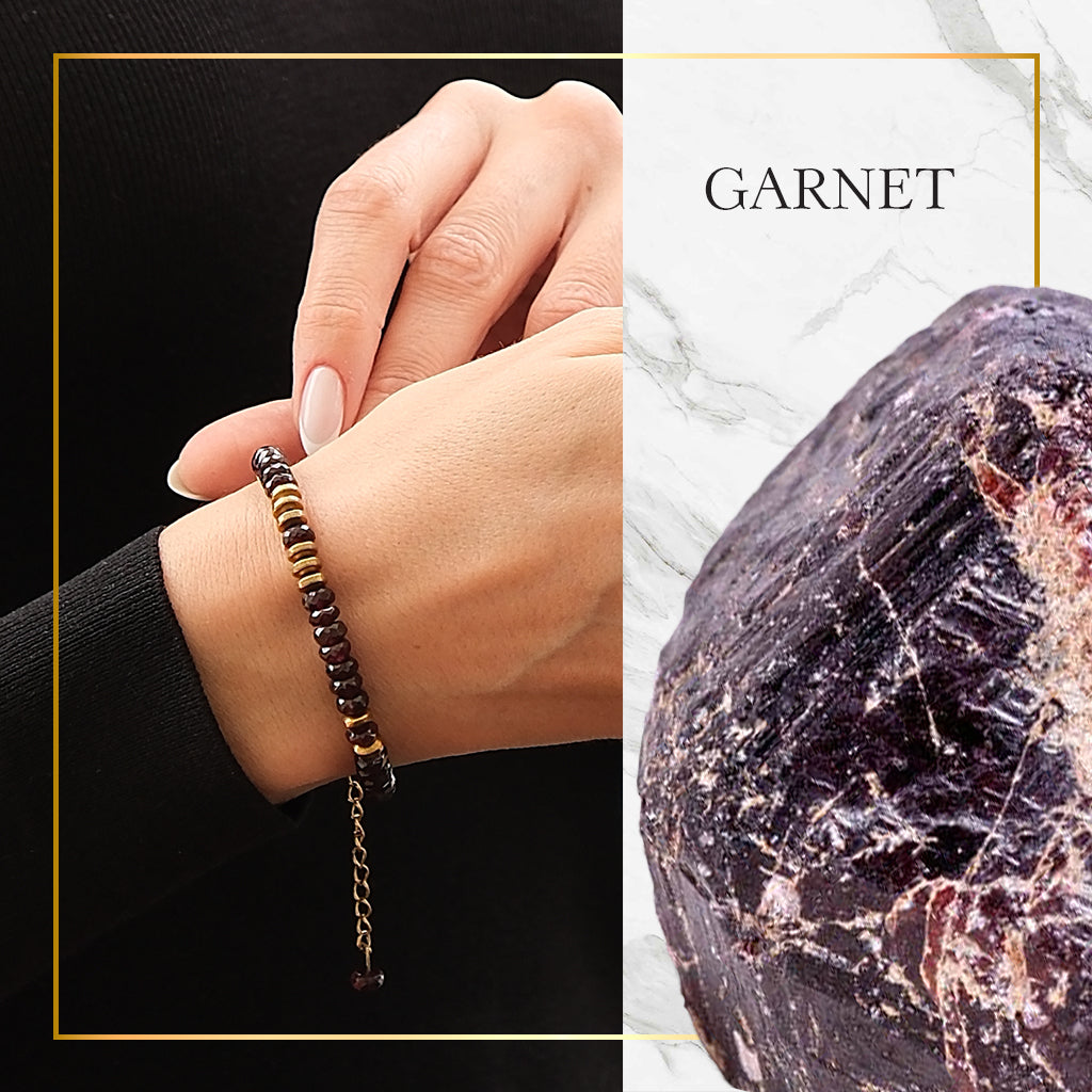 Garnet Grace – Sól Elegance Necklace