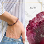 Ruby Flame – Sól Elegance Bracelet