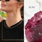 Ruby Flame – Sól Elegance Necklace