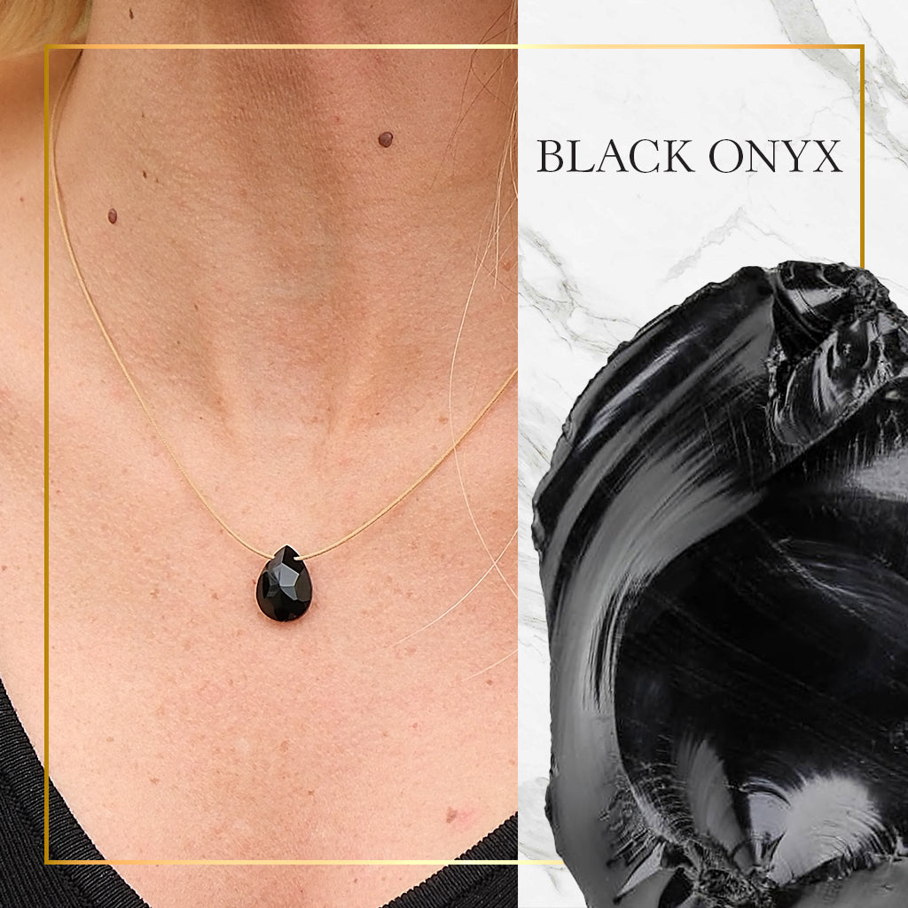 Strength & Touch – Black Onyx Necklace