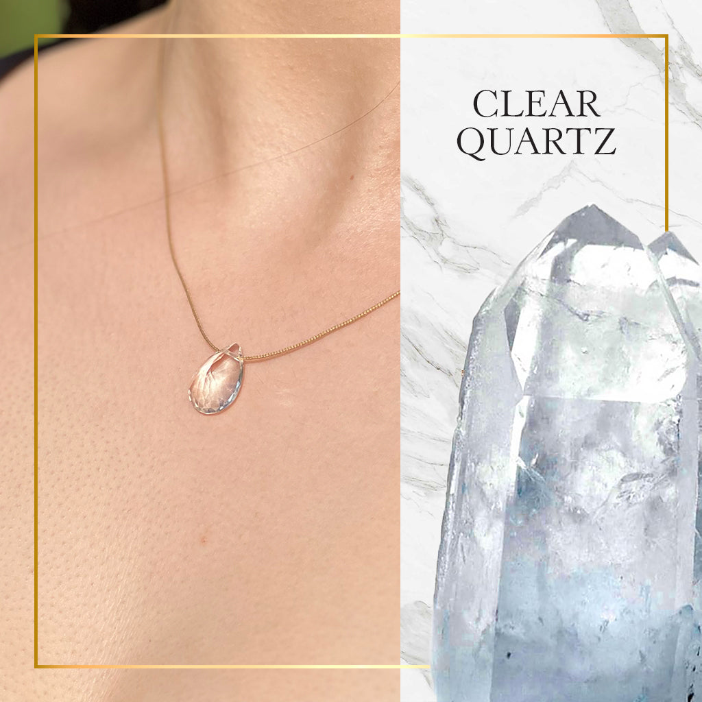 Healing & Touch – Clear Quartz Necklace