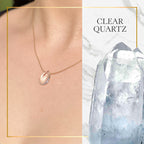 Healing & Touch – Clear Quartz Necklace