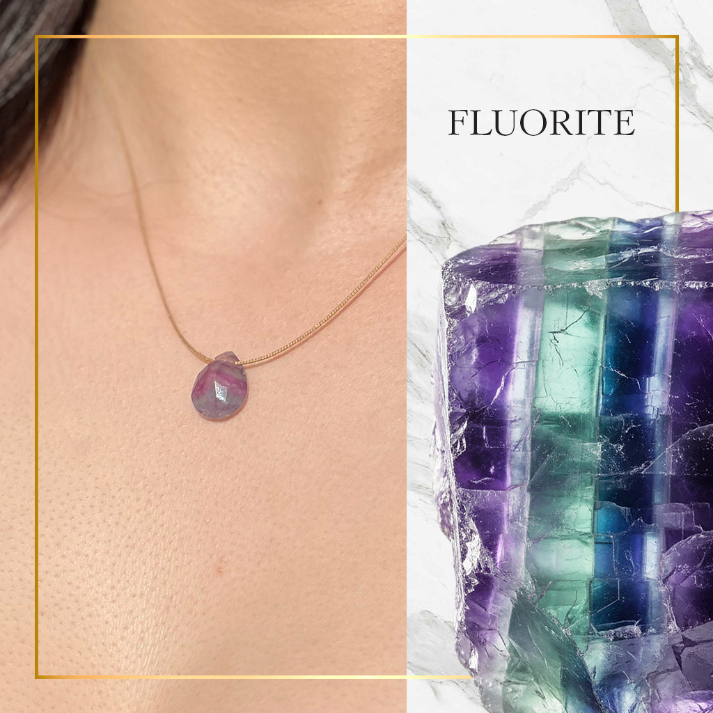 Focus & Touch – Fluorite Necklace