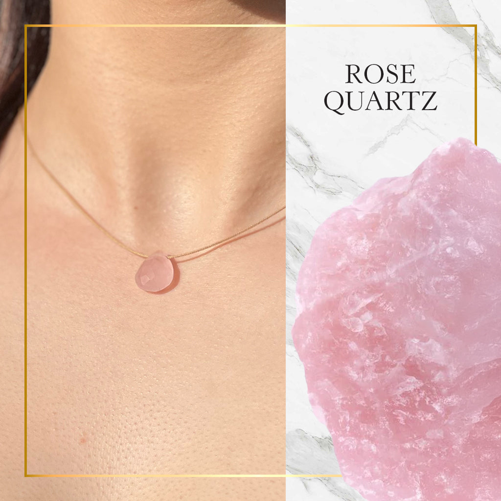 Love & Touch – Rose Quartz Necklace