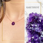 Intuition & Touch – Amethyst Necklace