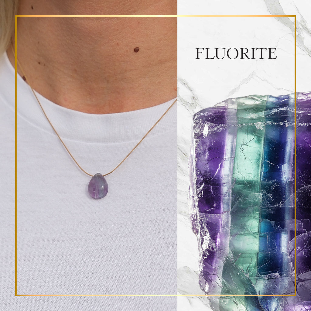 Clarity & Touch – Fluorite Necklace
