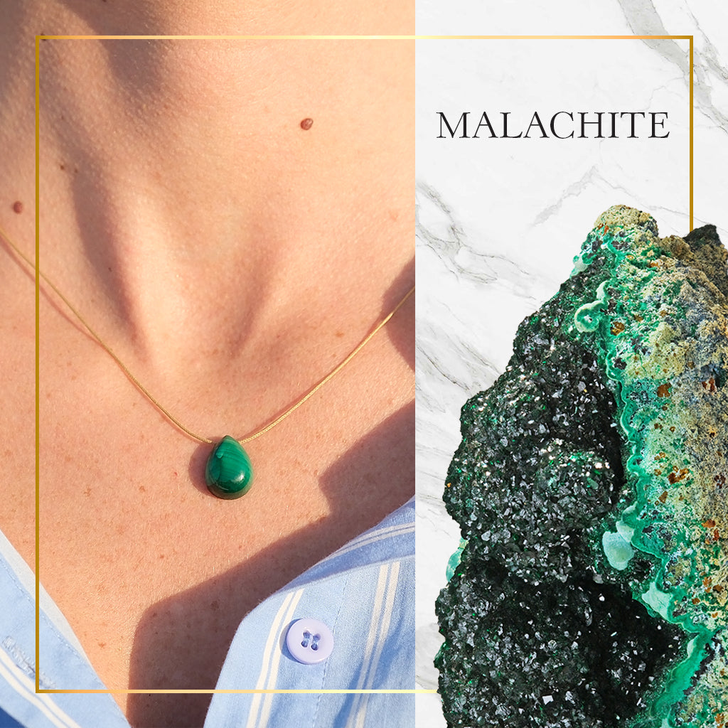 Abundance & Touch – Malachite Necklace