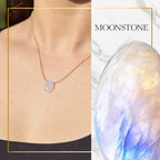 Cancer Zodiac & Touch – Moonstone Necklace