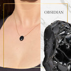 Scorpio Zodiac & Touch – Obsidian Necklace